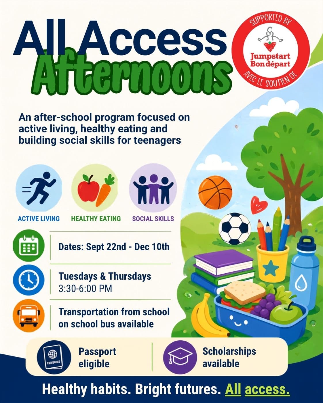 All Access Afternoons Program Flyer